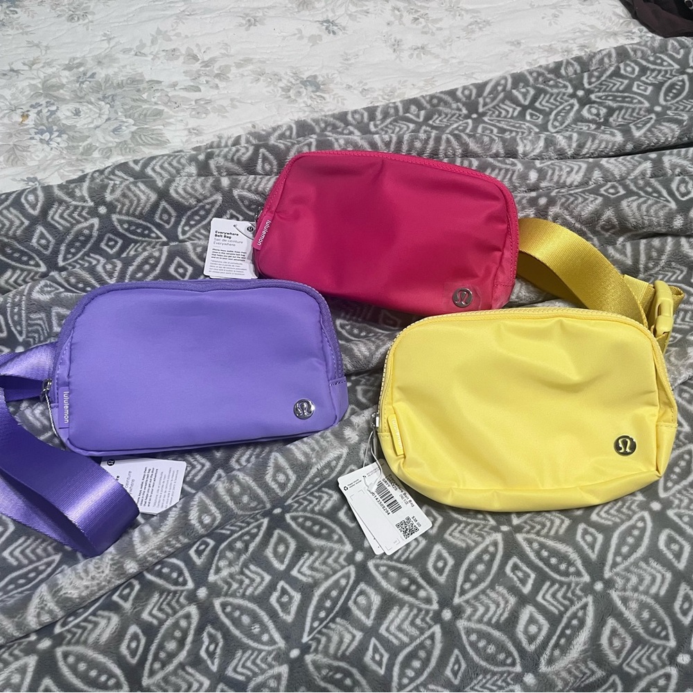 Lululemon belt bags